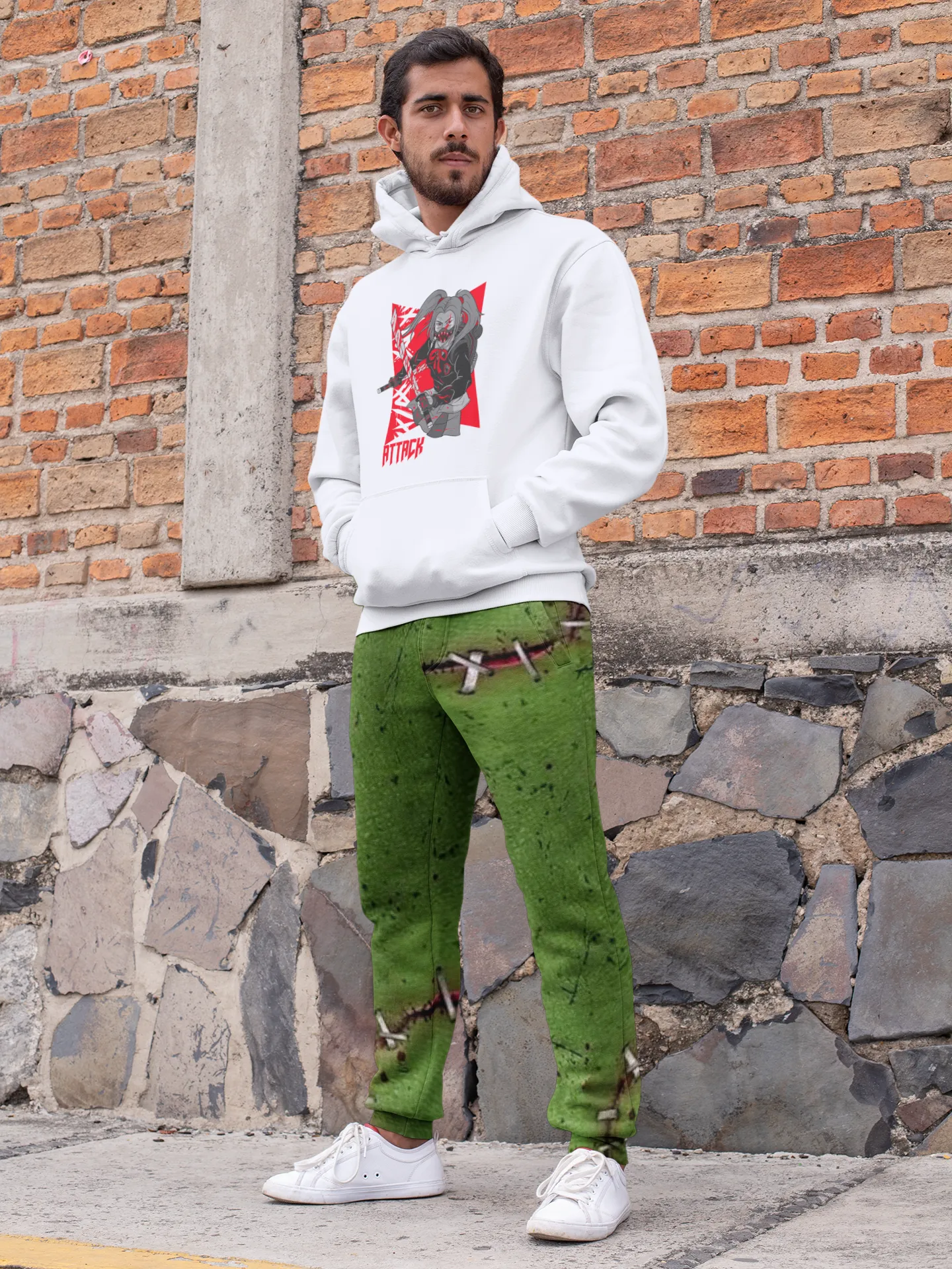 Frankenstein Inspired Slim Fit Men's Joggers