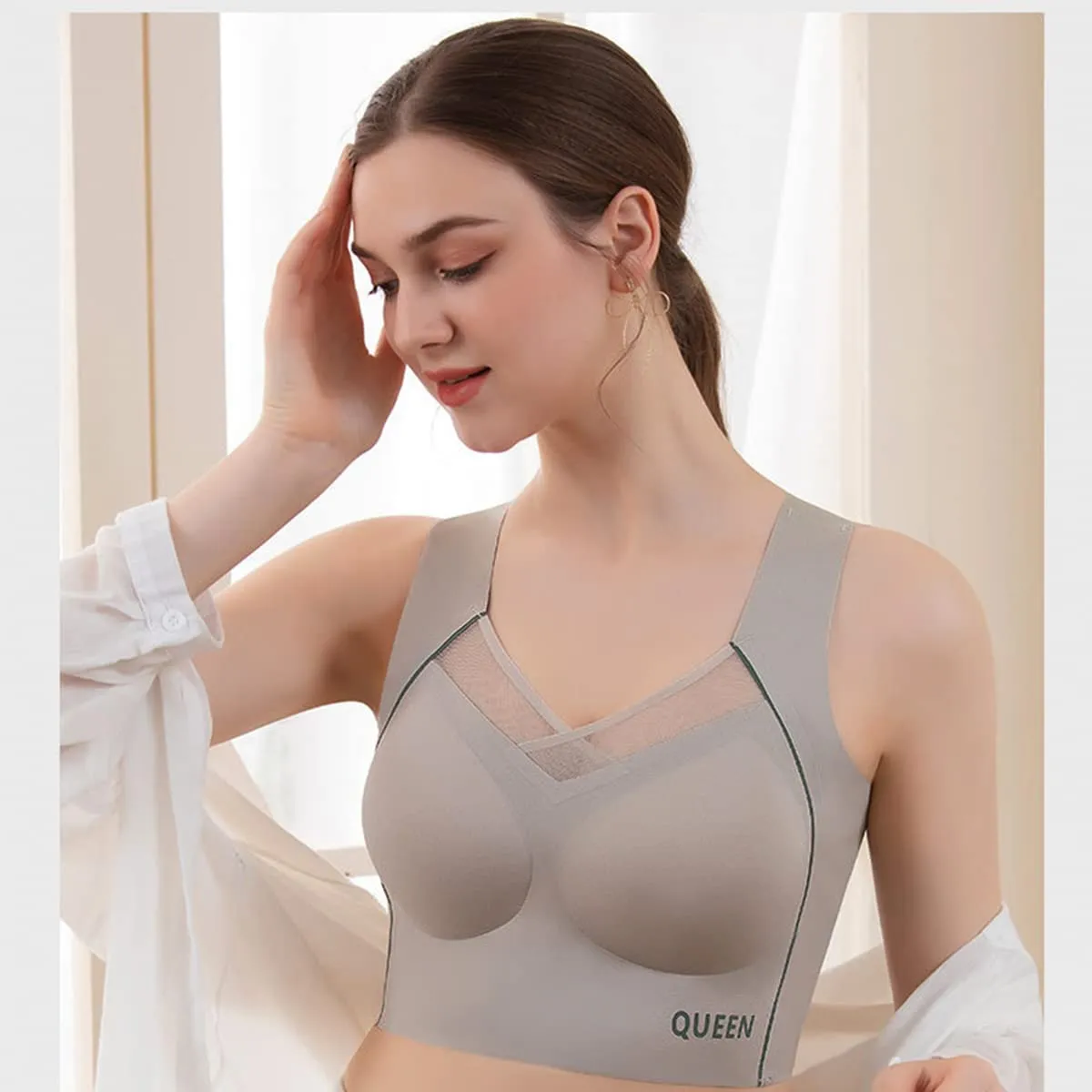 Full Cup Bra for Lift and Support - Libiyi Push-Up