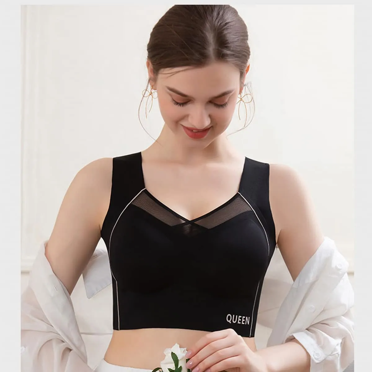 Full Cup Bra for Lift and Support - Libiyi Push-Up