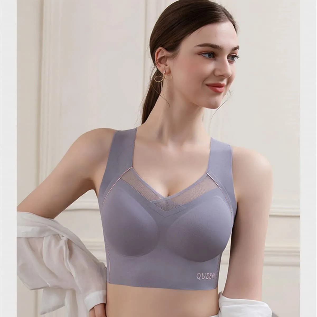 Full Cup Bra for Lift and Support - Libiyi Push-Up