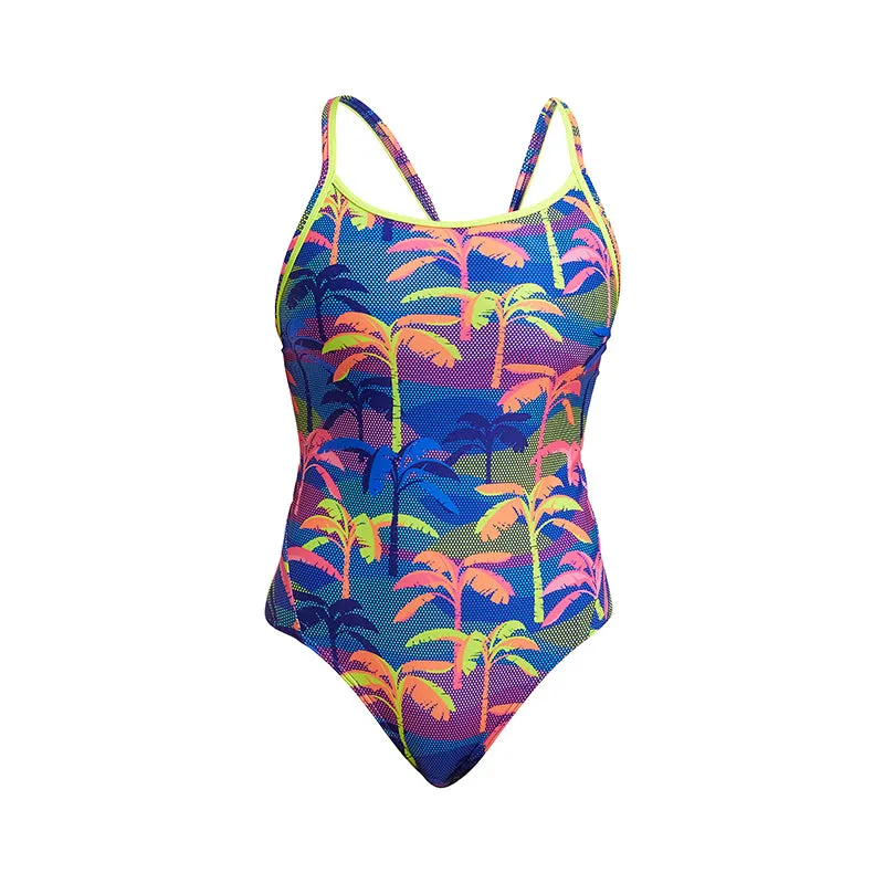 Funkita - Palm A Lot - Ladies Eco Diamond Back One Piece