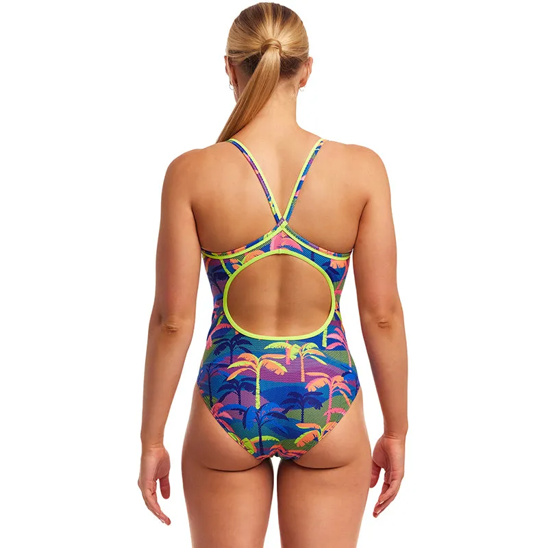 Funkita - Palm A Lot - Ladies Eco Diamond Back One Piece