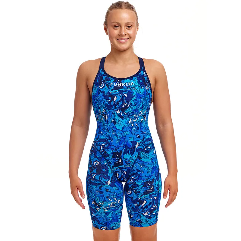 Funkita - True Bluey - Ladies Eco Fast Legs One Piece