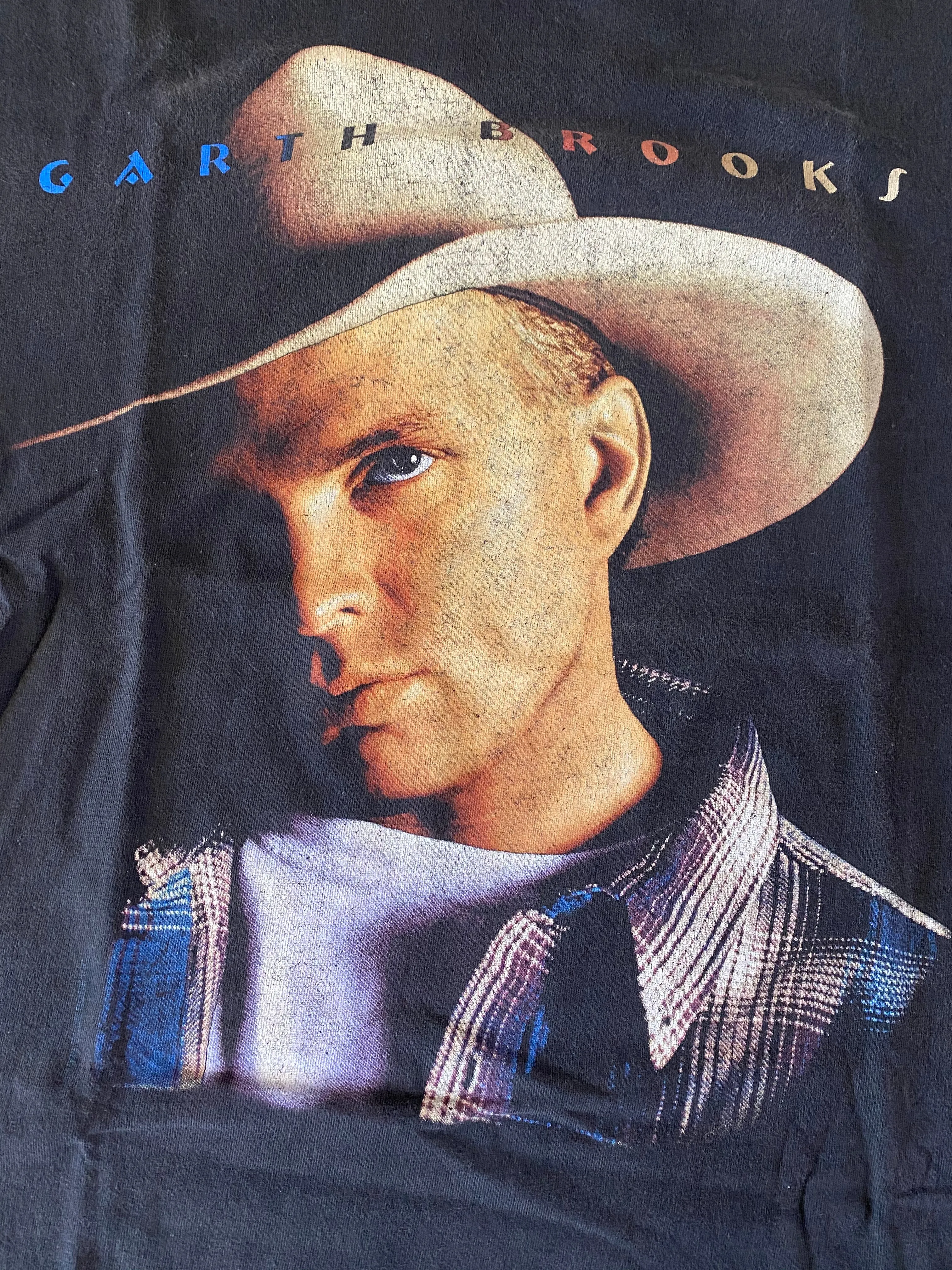 Garth Brooks 1995 “Fresh Horses World Tour” Vintage Distressed T-shirt