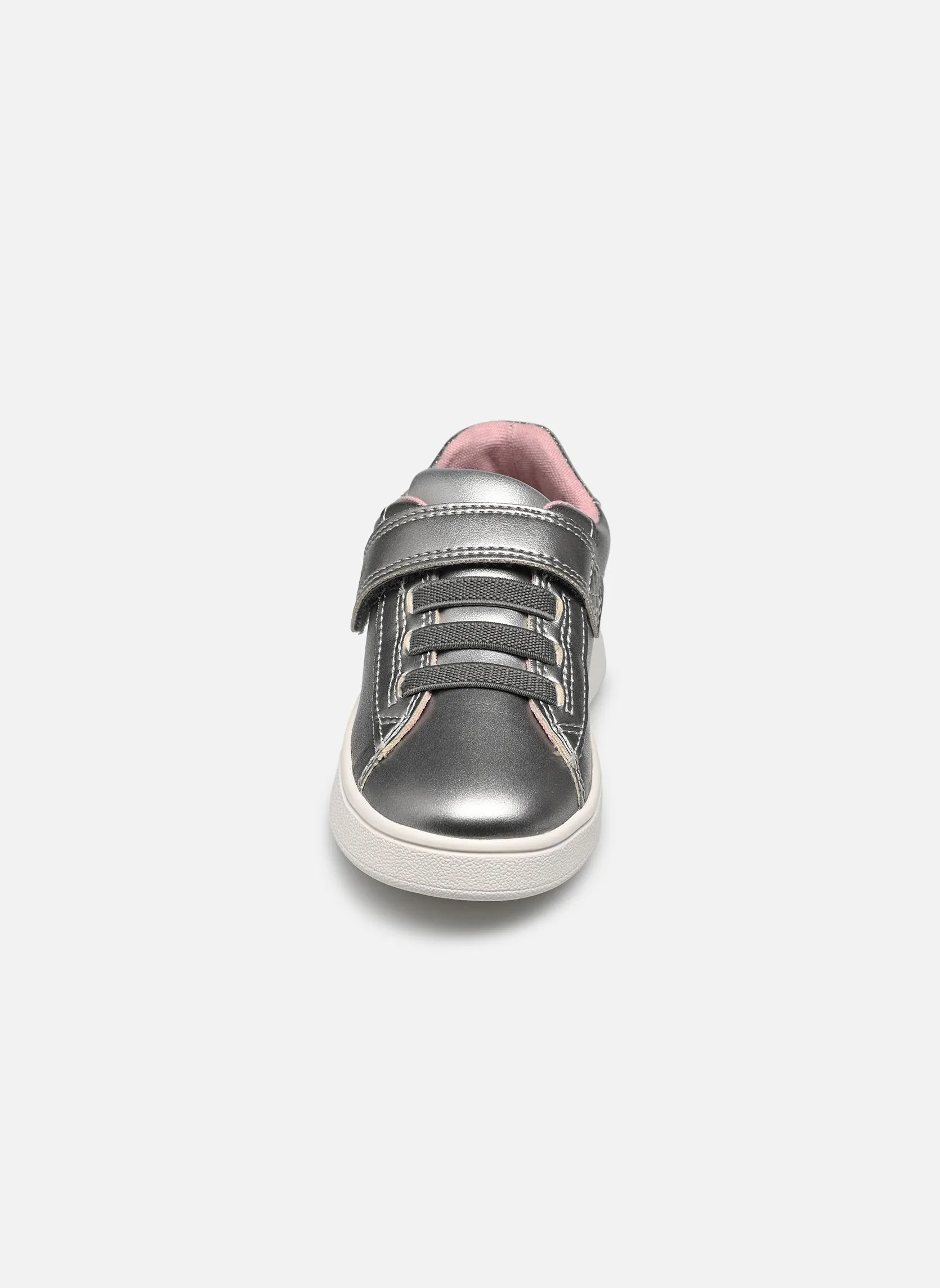 GeoxB Silver Eclyper Shoes for Girls