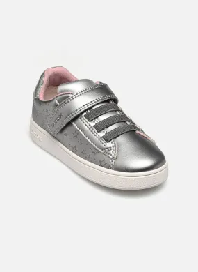 GeoxB Silver Eclyper Shoes for Girls