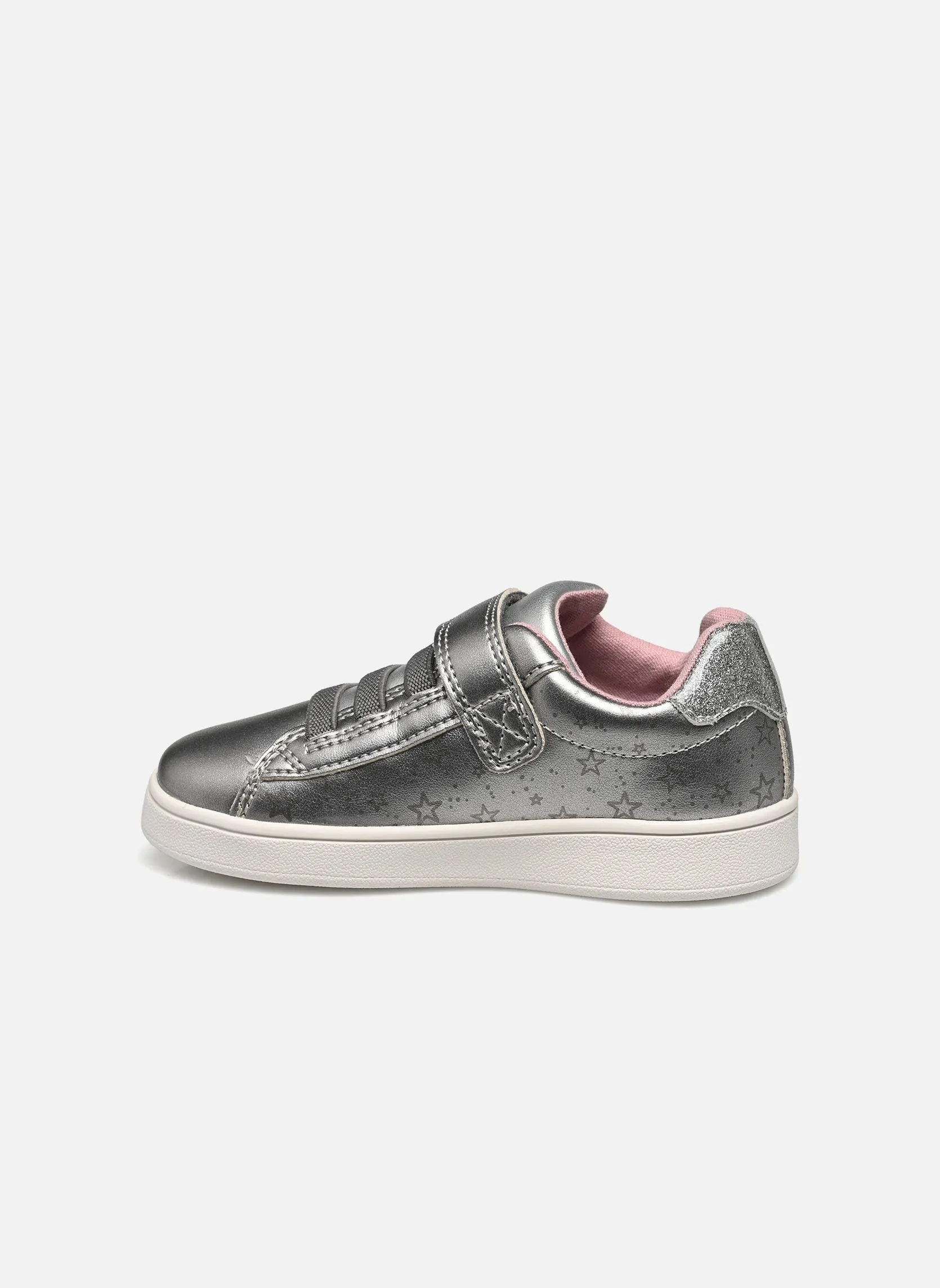 GeoxB Silver Eclyper Shoes for Girls