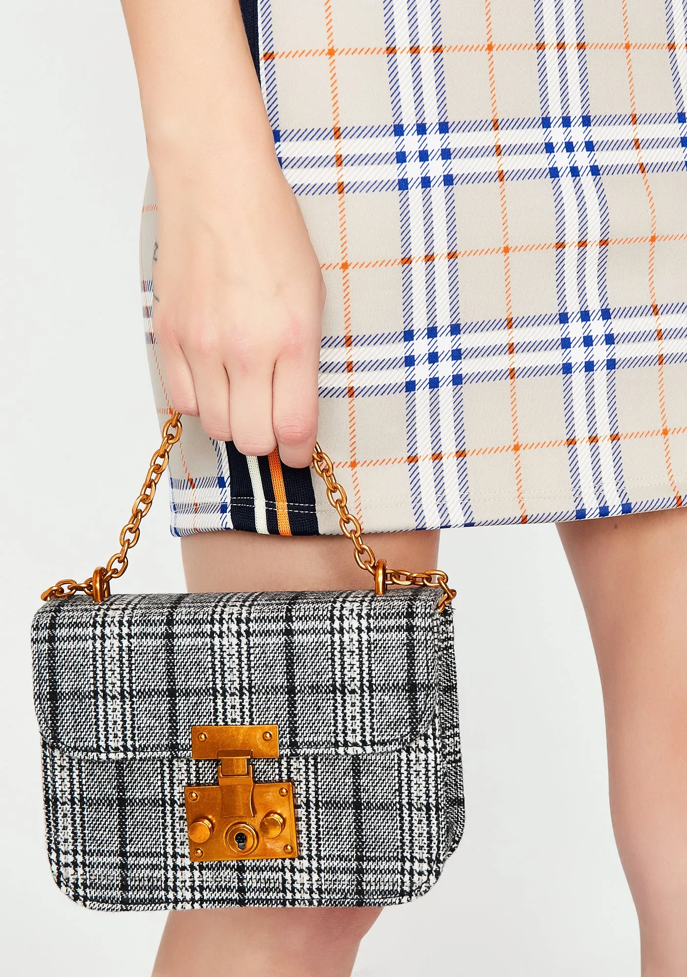 Gettin' Goals Plaid Bag-