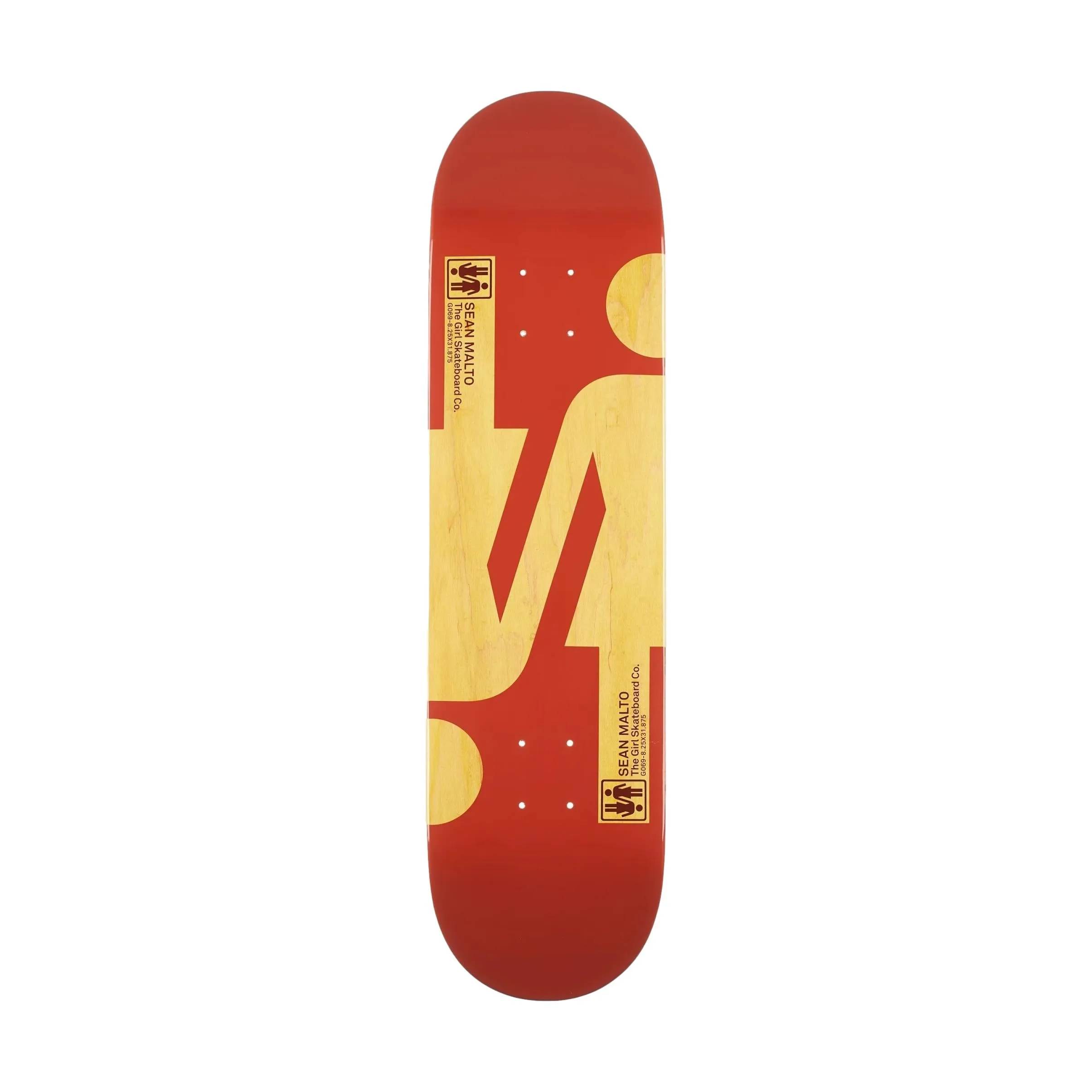 Twin Tip Girl Skateboard Deck 8.25