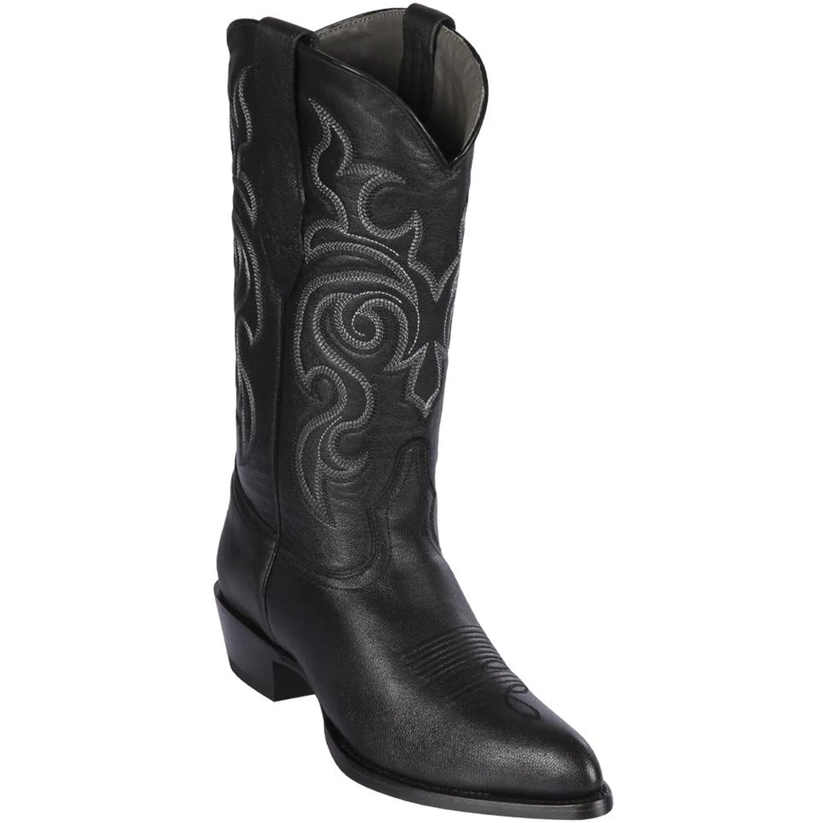 Goat Black Cowboy Boots J-Toe