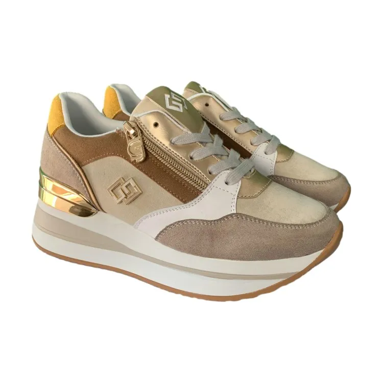 Gold & Gold GB836 Beige Women's Sneakers