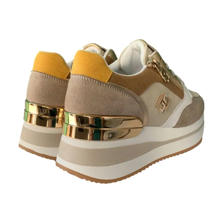 Gold & Gold GB836 Beige Women's Sneakers