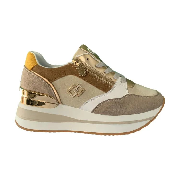 Gold & Gold GB836 Beige Women's Sneakers