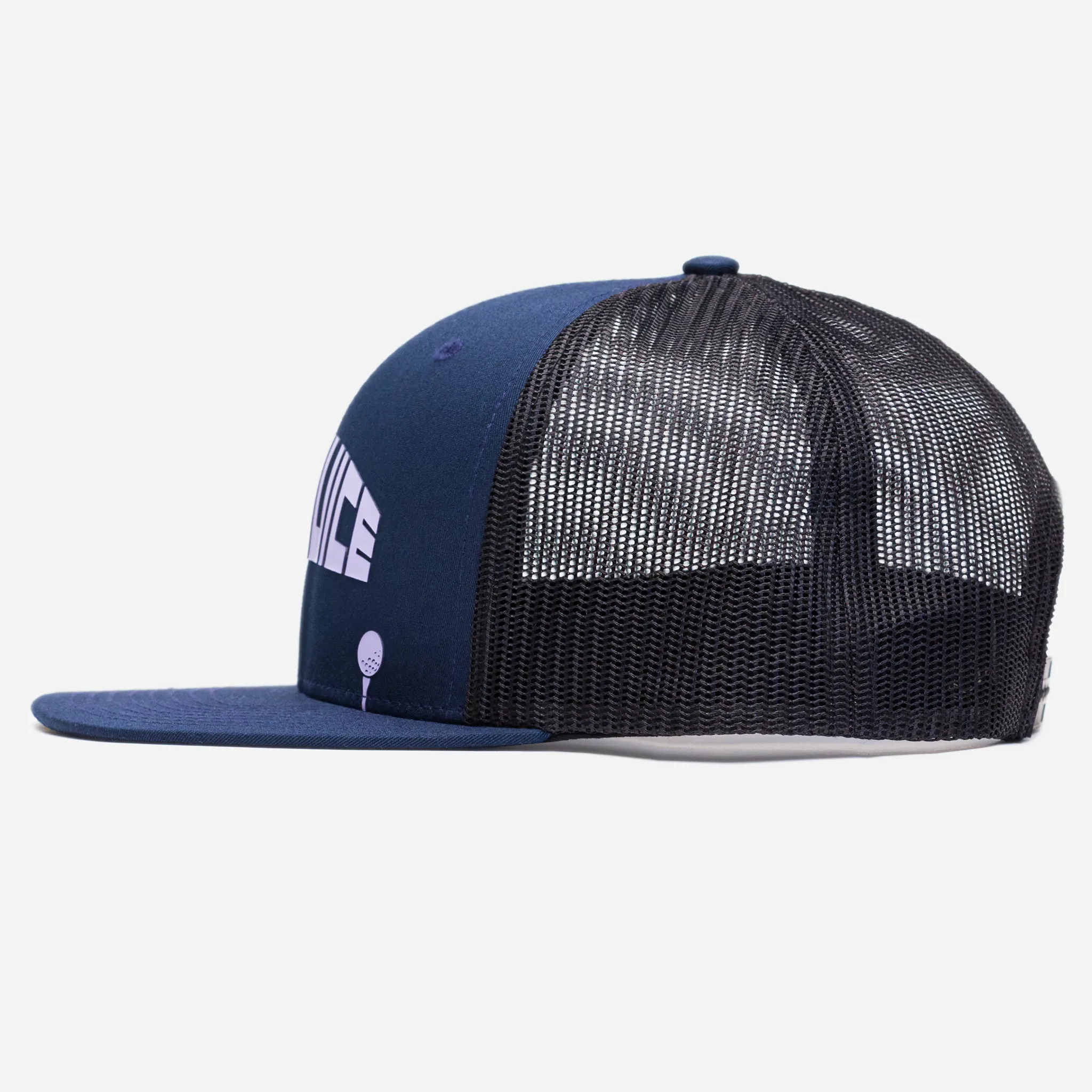 Navy Golf Trucker Hat - 8-Bit Unisex - One Size