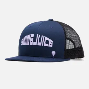 Navy Golf Trucker Hat - 8-Bit Unisex - One Size