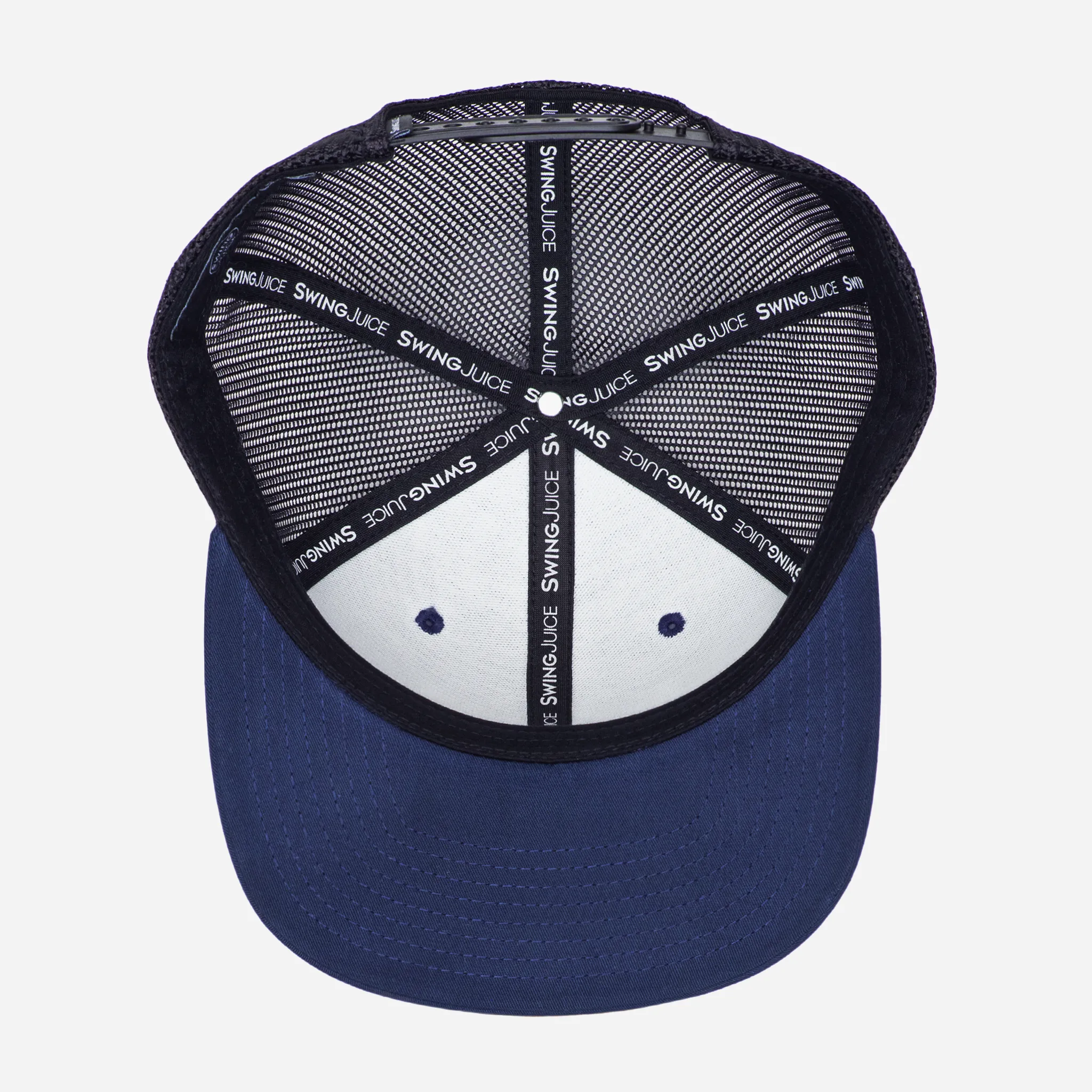 Navy Golf Trucker Hat - 8-Bit Unisex - One Size