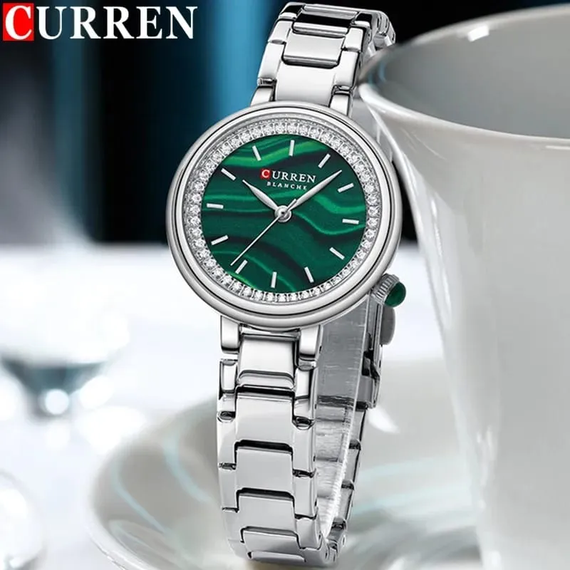 Green Face Curren Lady Watch