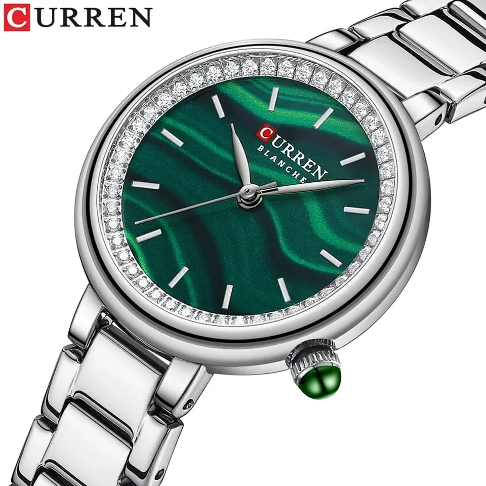 Green Face Curren Lady Watch