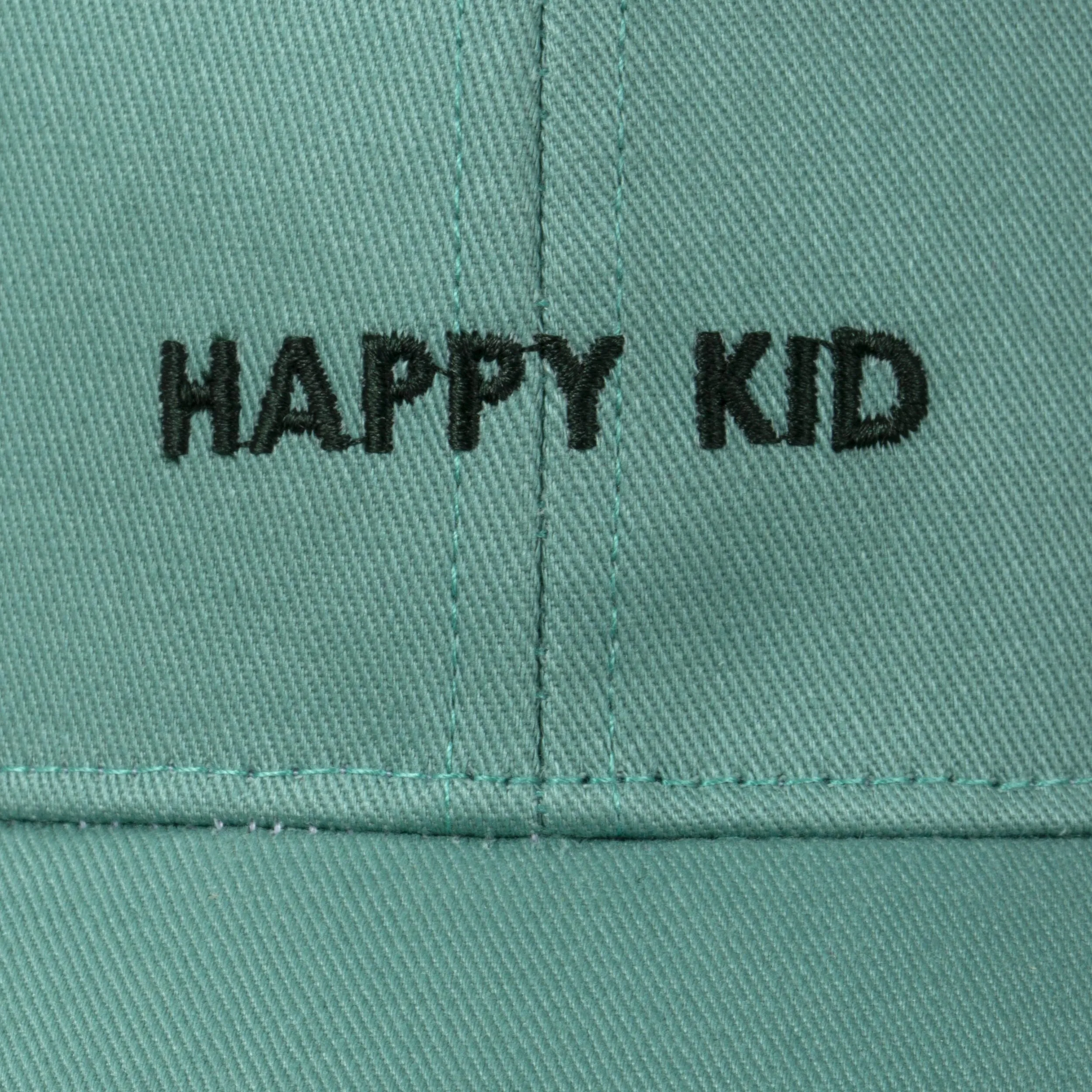 Green Kids Embroidered Cap 4-8 years