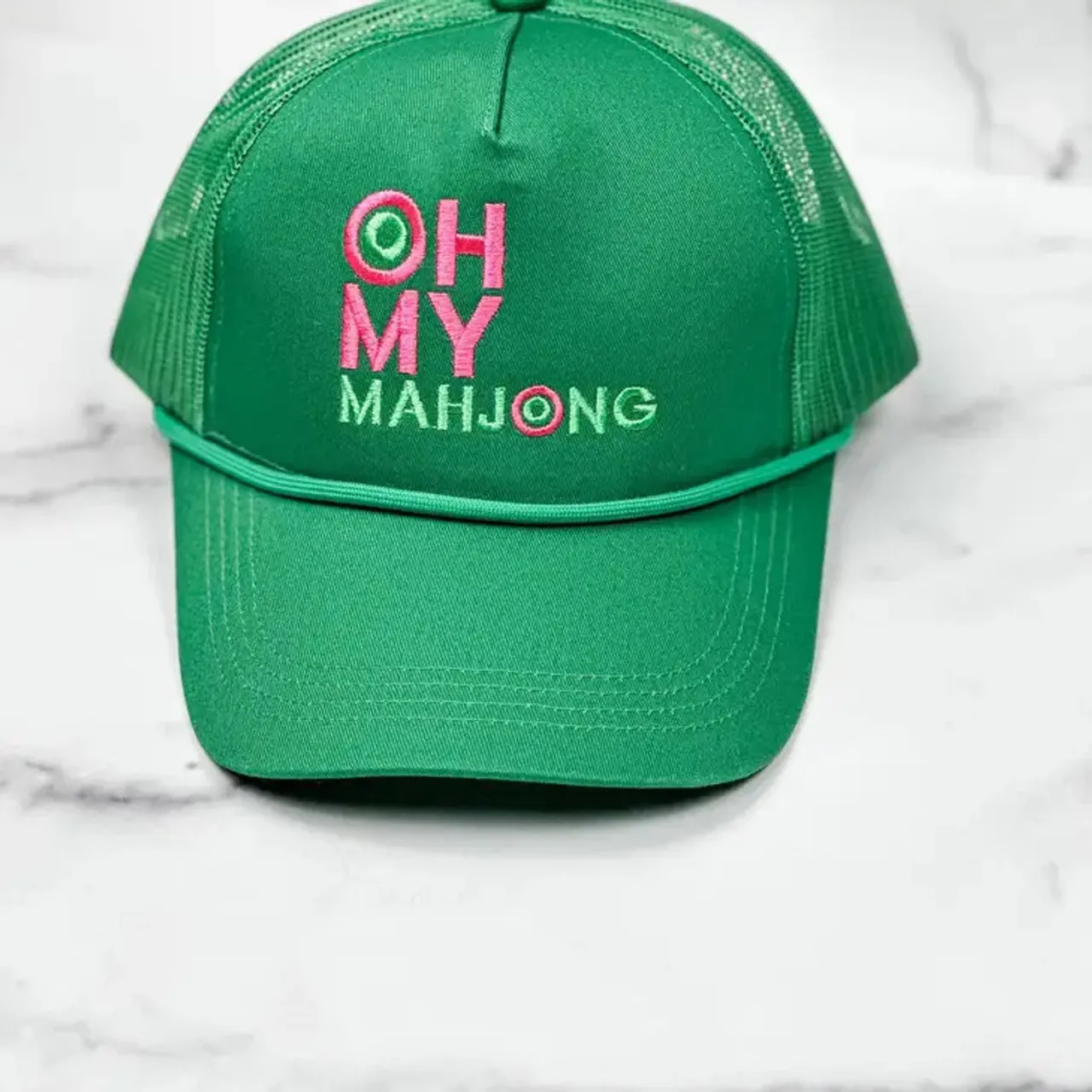 Green Mahjong Hat