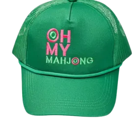 Green Mahjong Hat