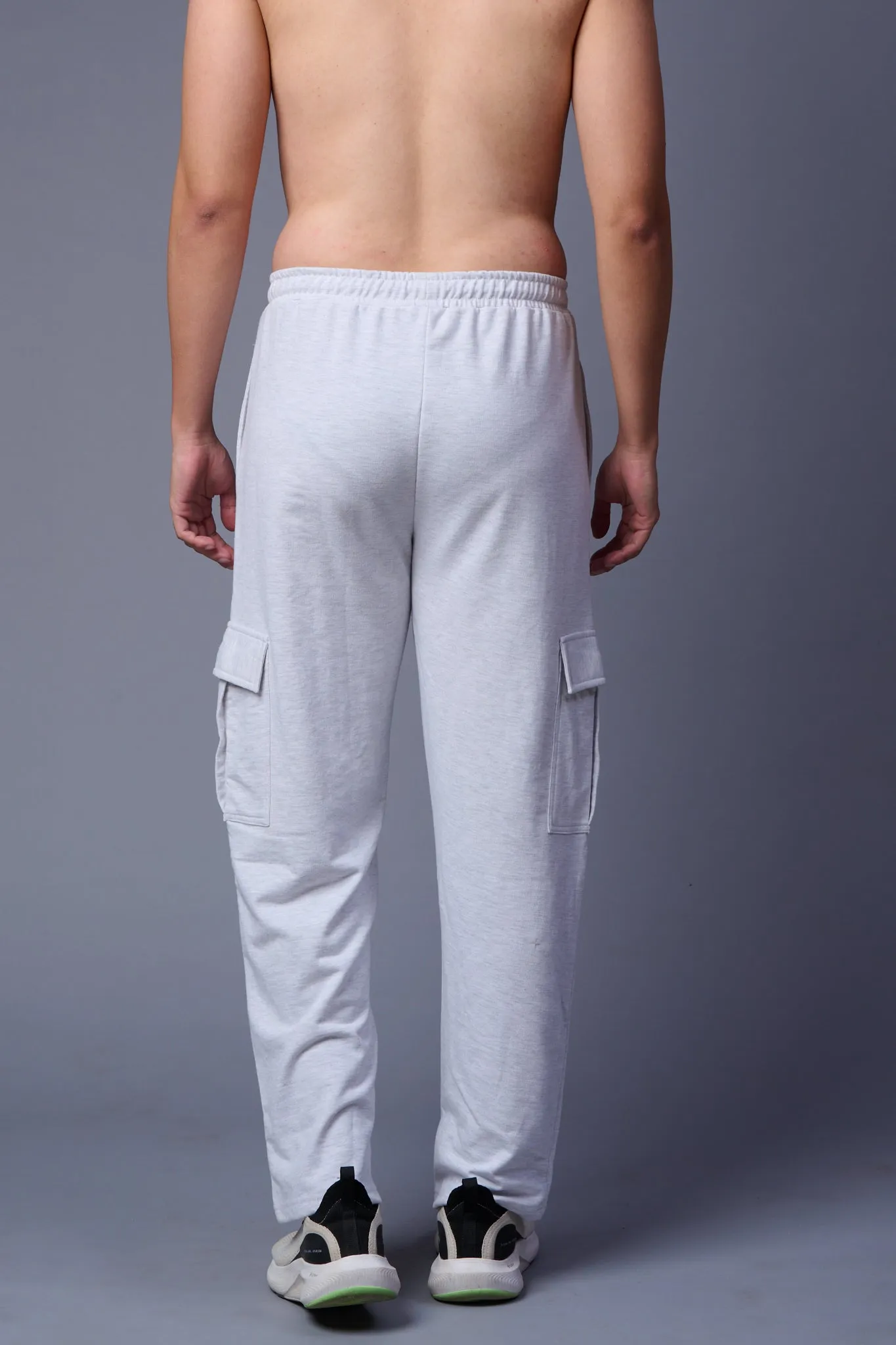 Grey Cargo Joggers for Men