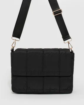 Halia Quilt 2.0 Black Crossbody Bag