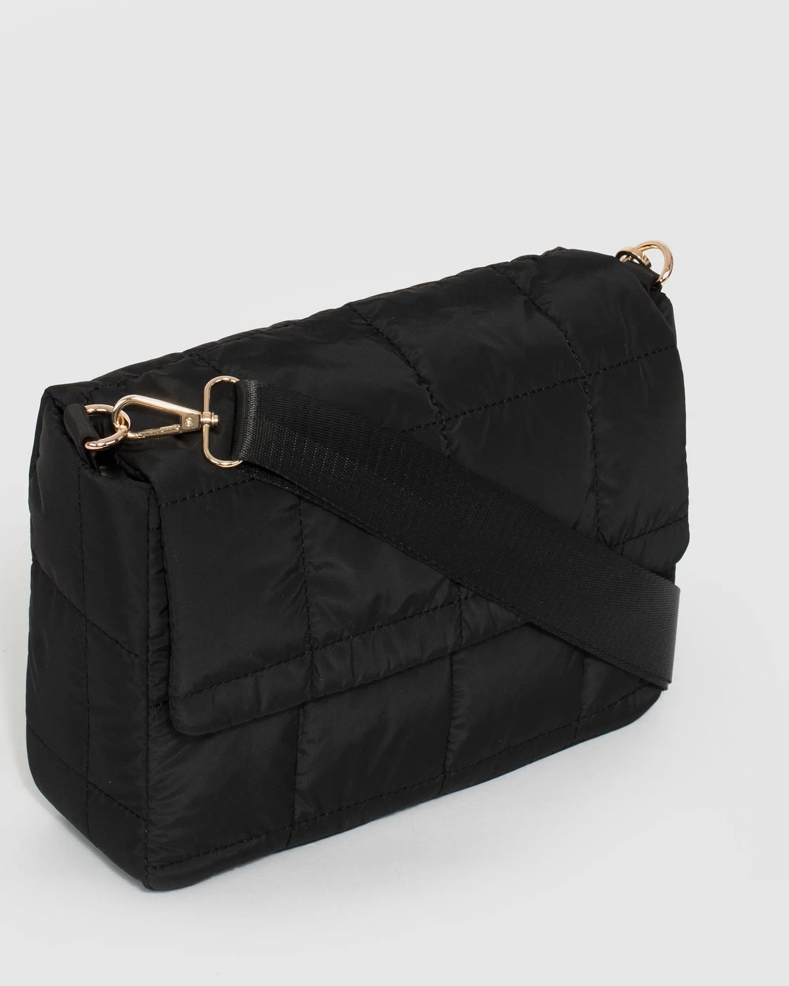 Halia Quilt 2.0 Black Crossbody Bag