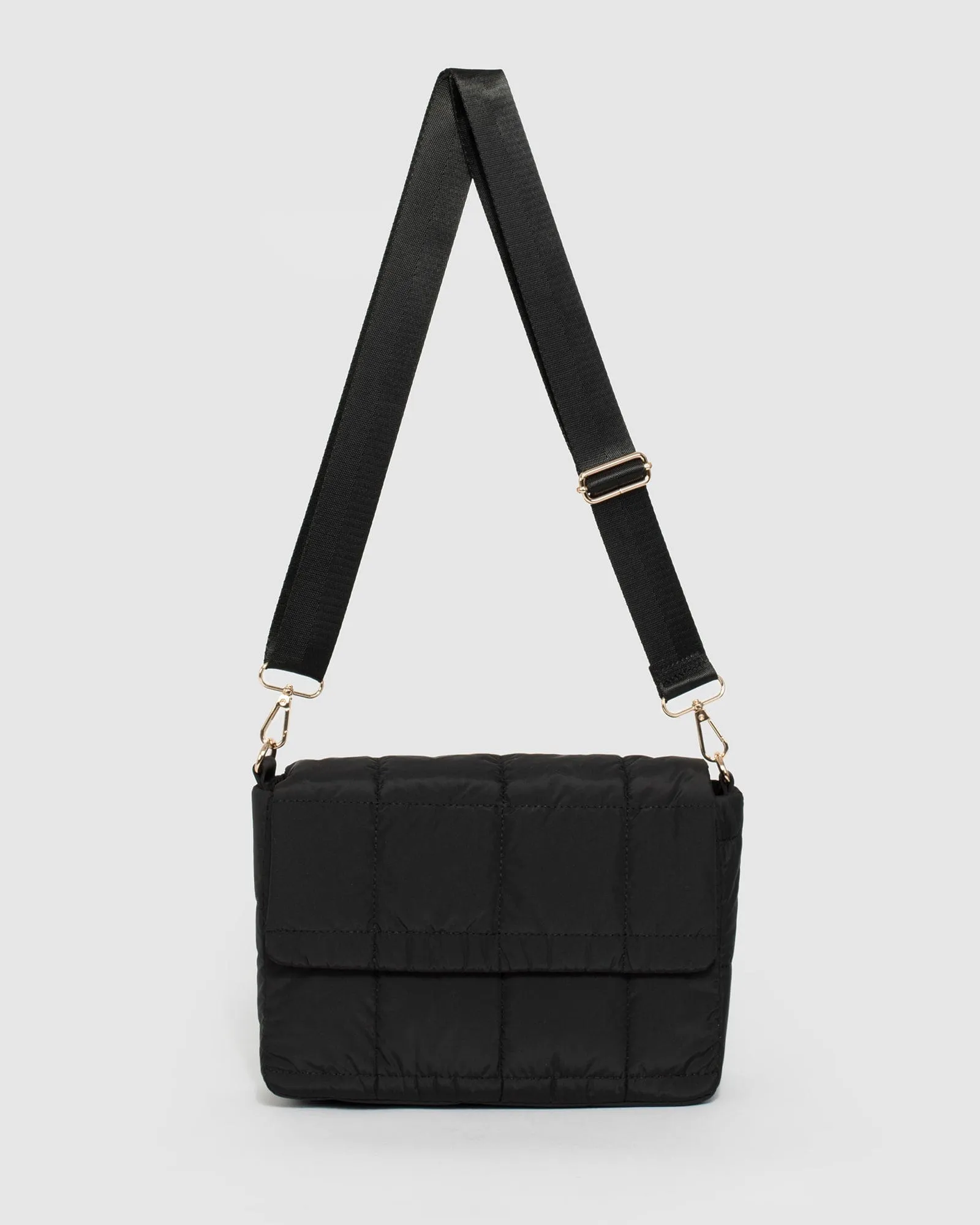 Halia Quilt 2.0 Black Crossbody Bag