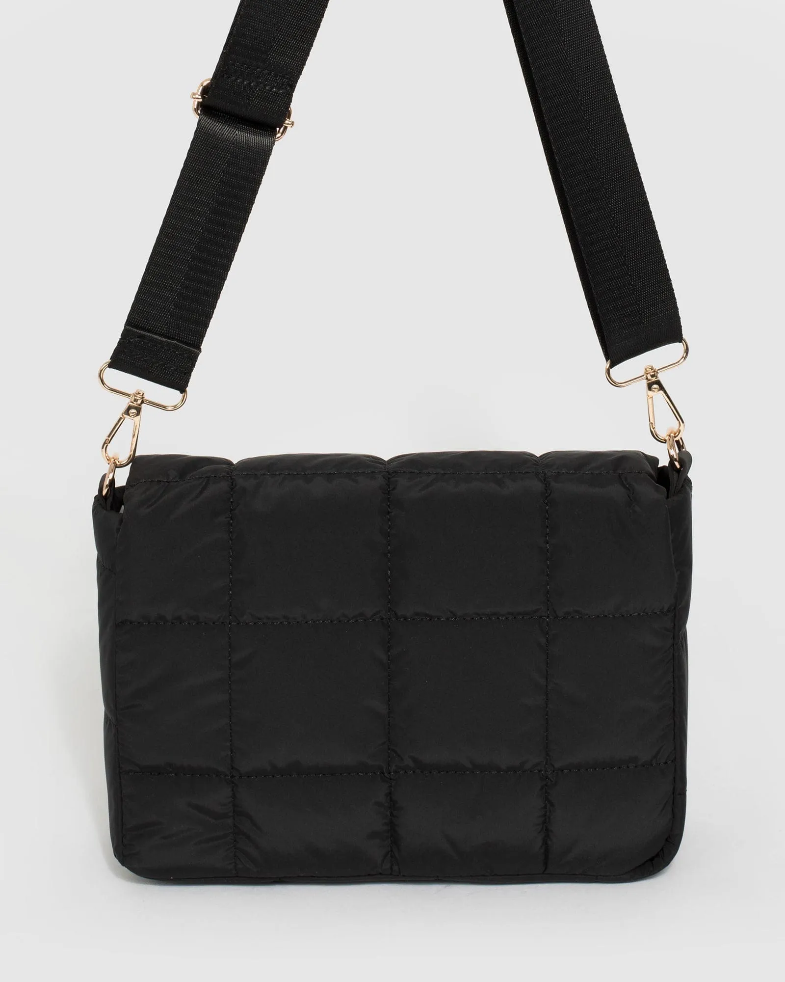 Halia Quilt 2.0 Black Crossbody Bag