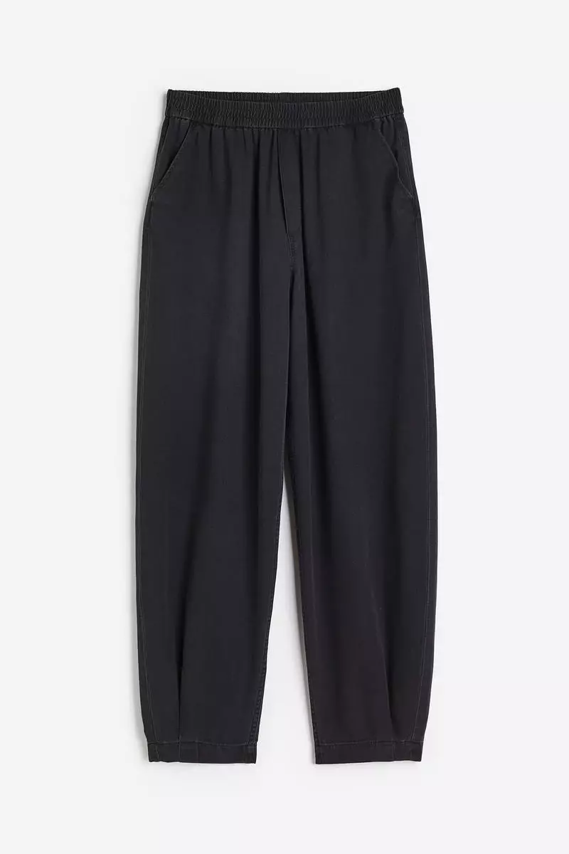 H&M High-waisted woven joggers