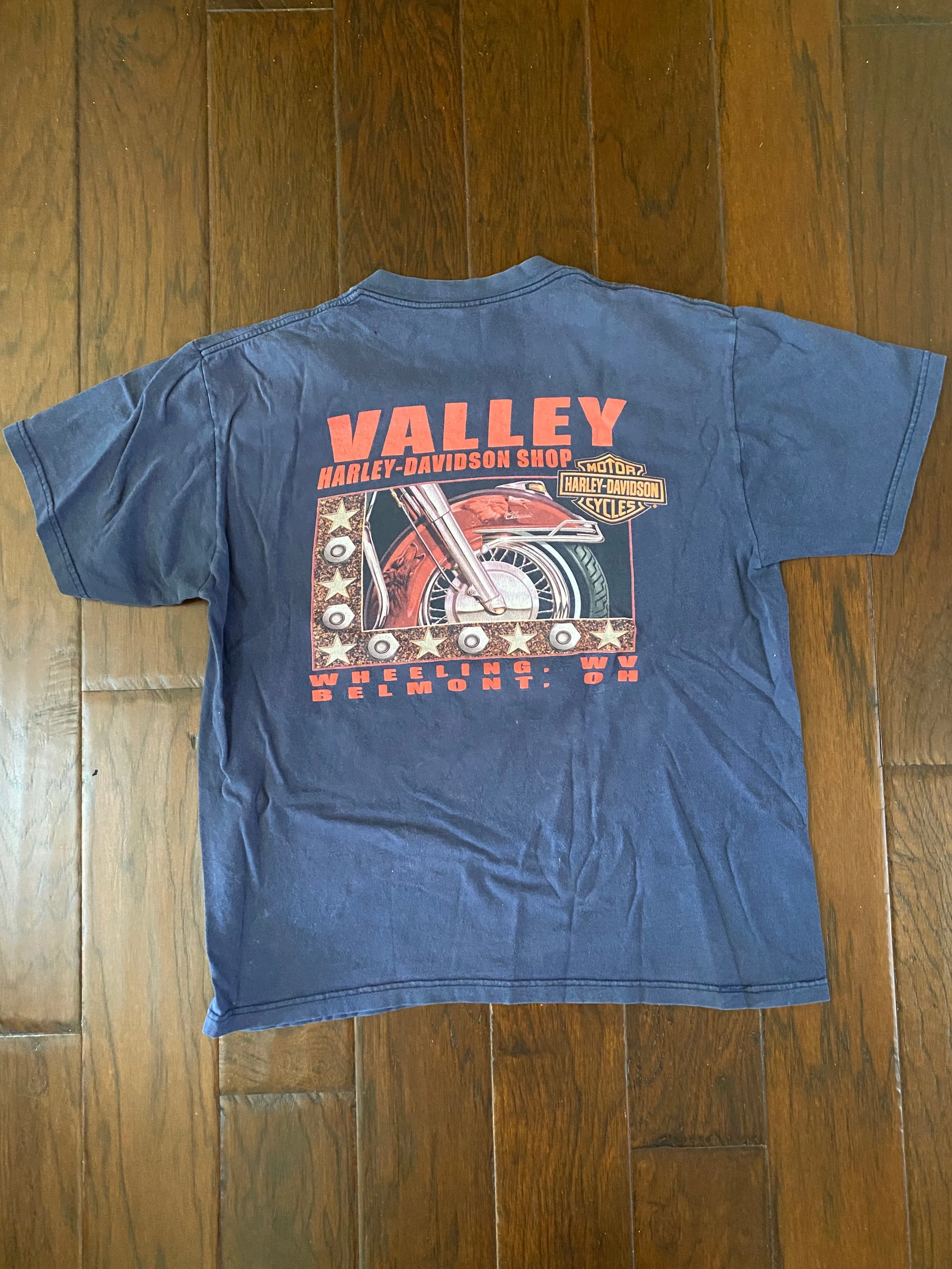 Harley-Davidson 2000’s “American Pride” Vintage Distressed T-shirt