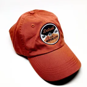 Hat - Orange Detroit Reel Unstructured