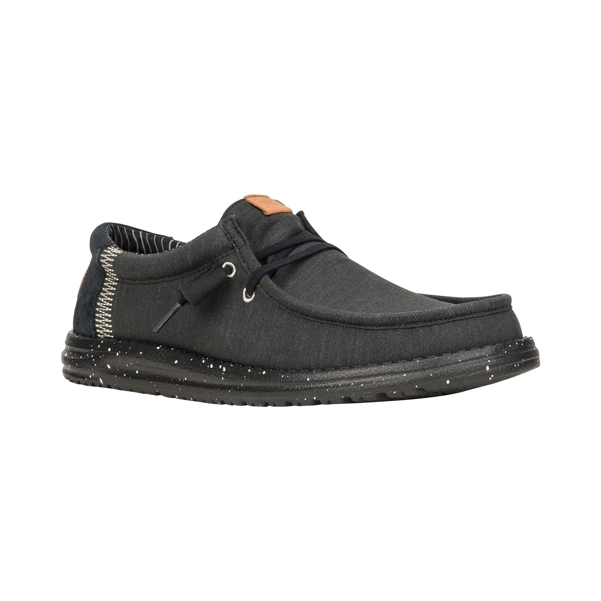 HEYDUDE Wally Elevated Basics Mens Shoes - Black