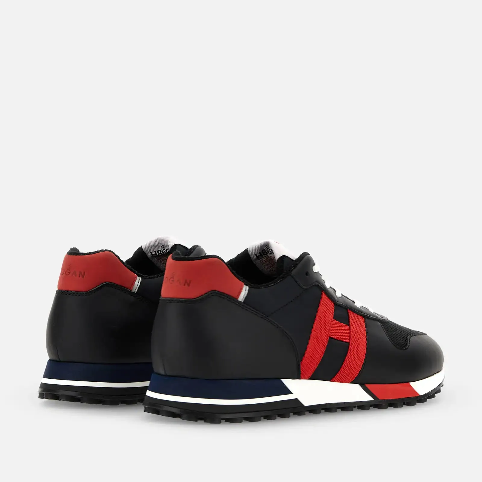 Hogan Black Red H383 Sneaker