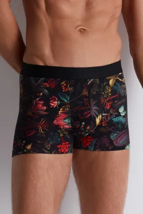 Men's Botanical Print Boxer Shorts