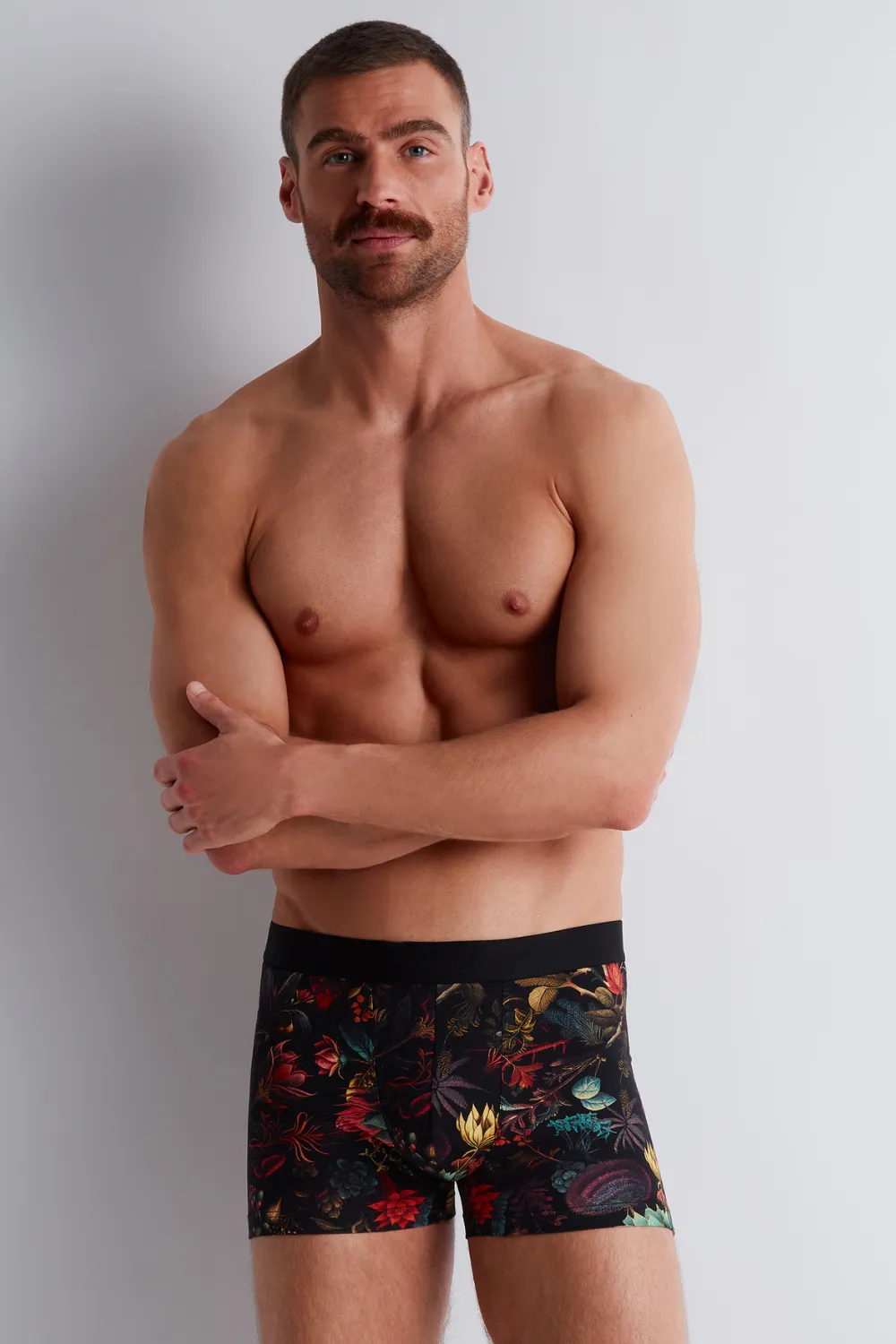 Men's Botanical Print Boxer Shorts