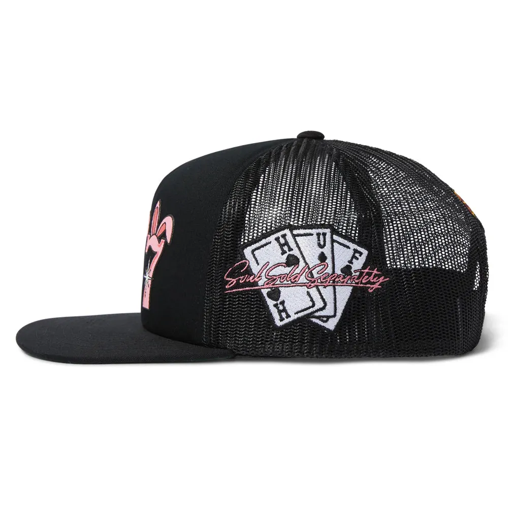 HUF X FREDDIE GIBBS TRIPLE 7 TRUCKER HAT // BLACK