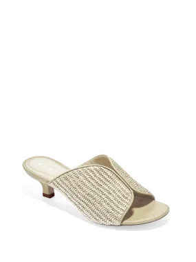 Imani Woven Raffia Heel Sandal