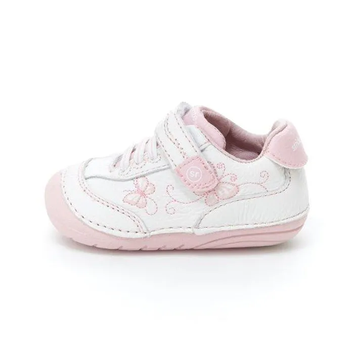 Infant Girl Stride Rite Soft Motion Bambi White/Pink