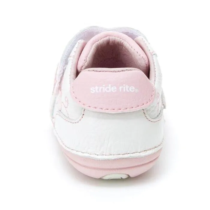 Infant Girl Stride Rite Soft Motion Bambi White/Pink