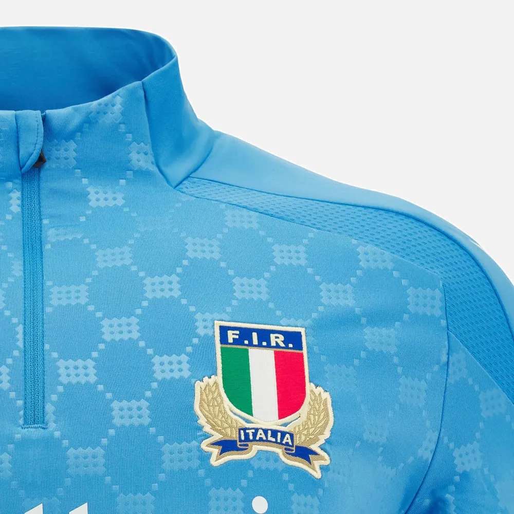 Italia rugby 2024/25 kid's 1/4 zip training top