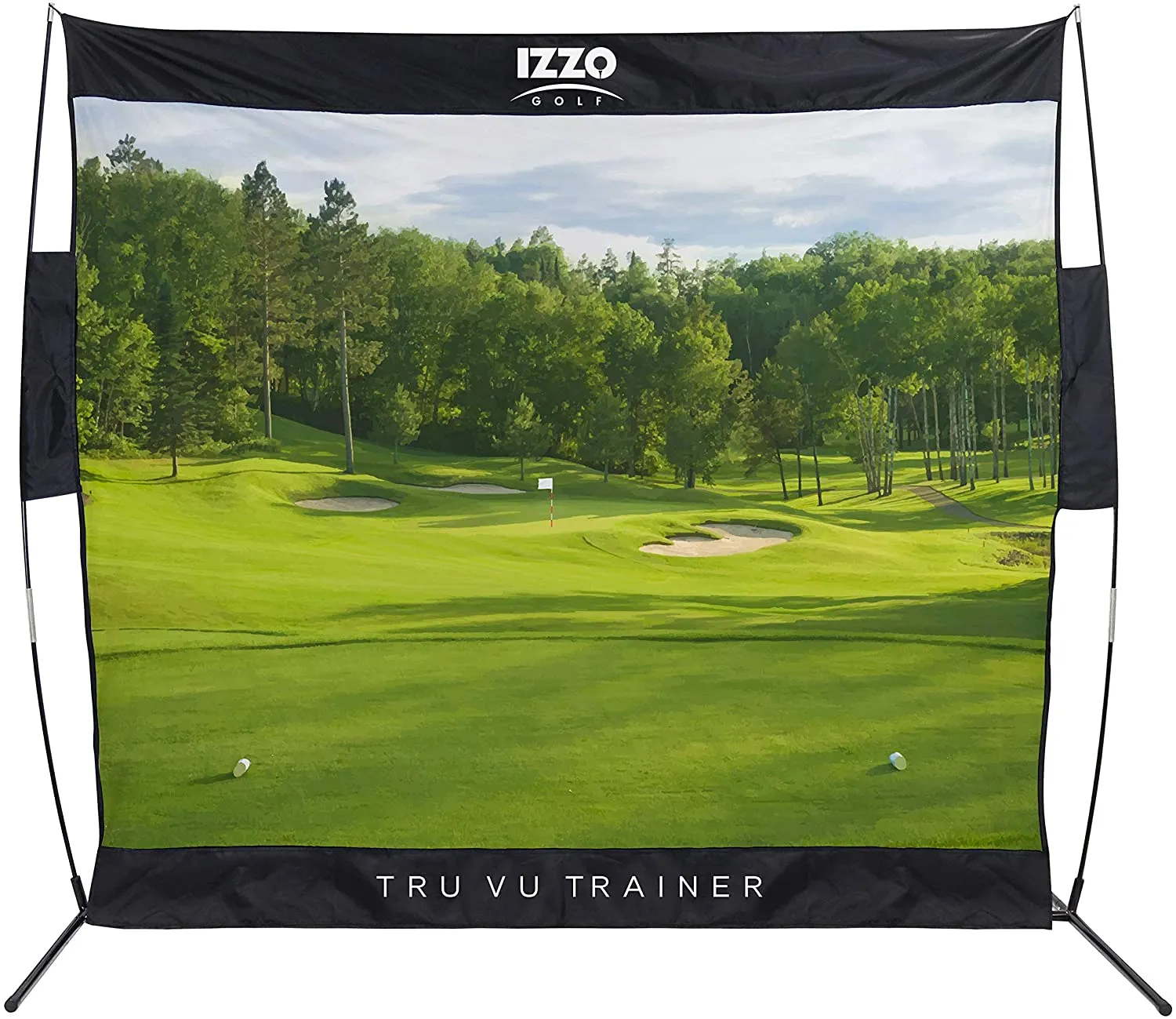 IZZO Golf Tru Vu Trainer 7.5' x 7.5' Hitting Net