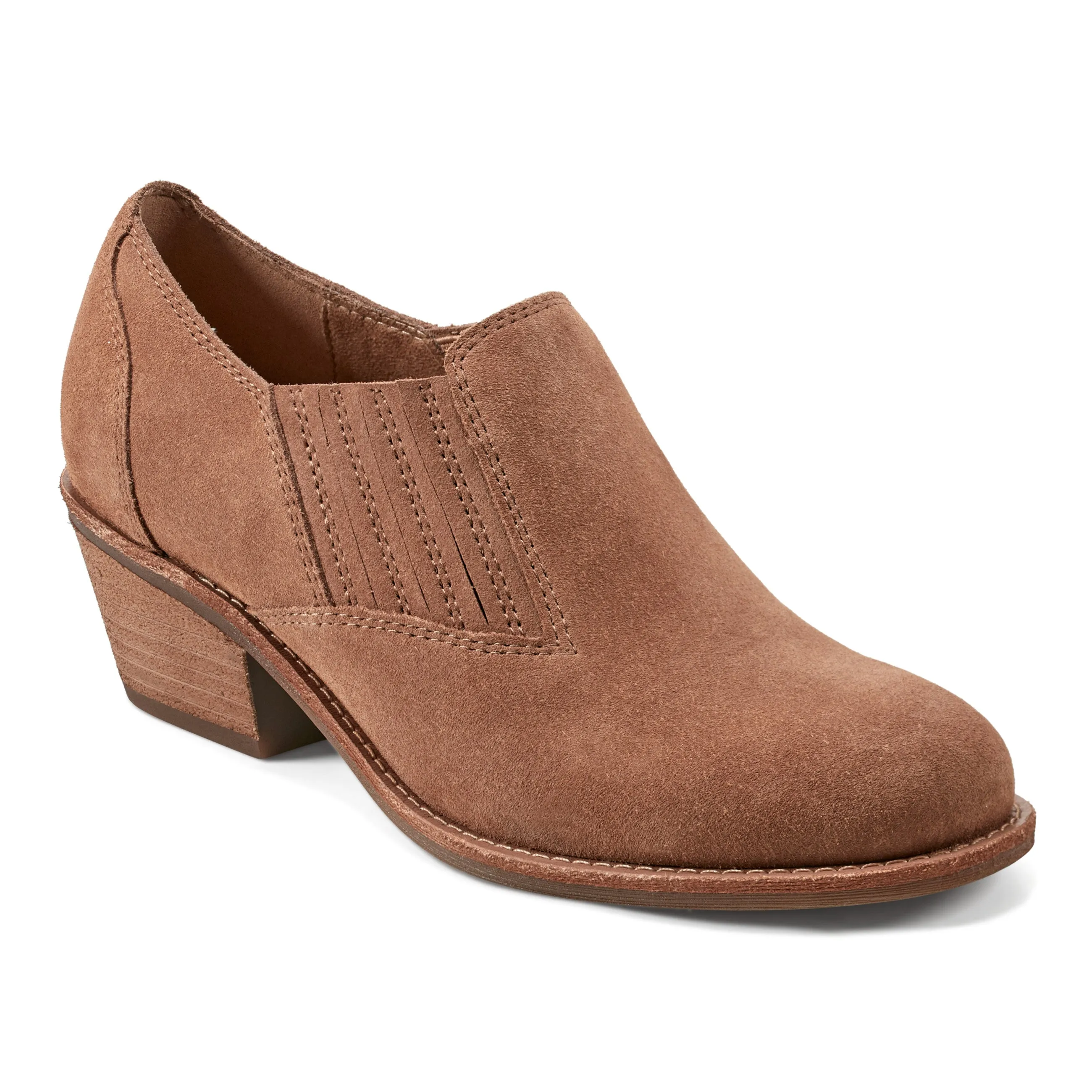 Jalin Block Heel Slip-on Casual Booties