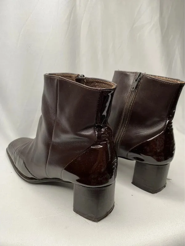 Jane Shilton 5 brown leather ankle boots