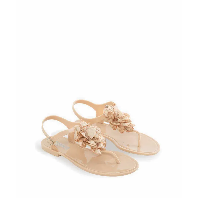 JEY02-AP1 Flat Sandals - Apricot