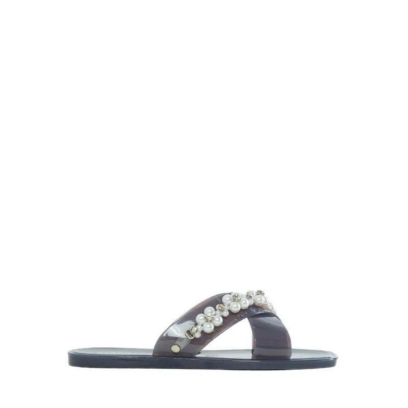 JEY09-005 Flat Sandals - Black