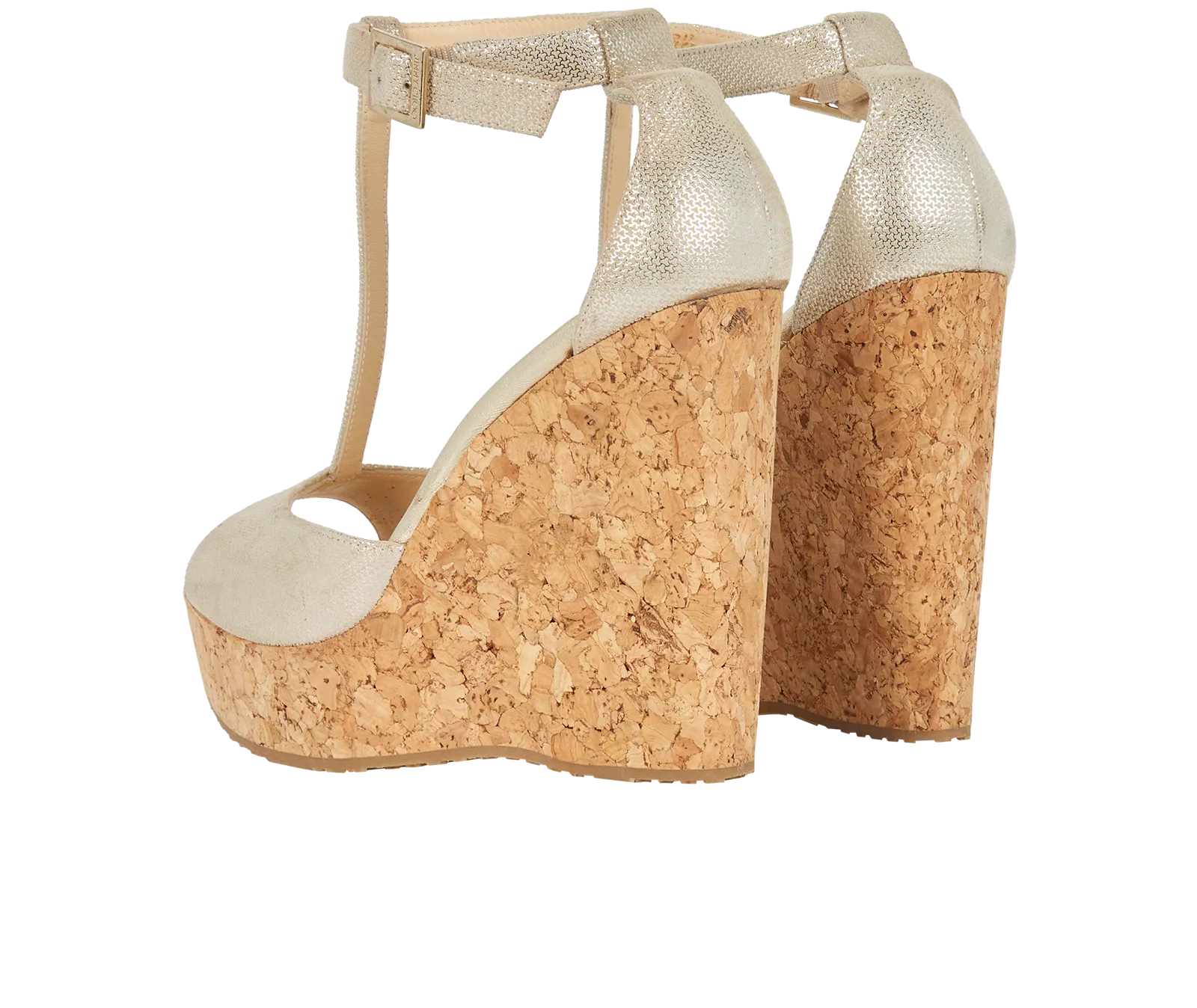 Jimmy Choo T-Strap Wedges