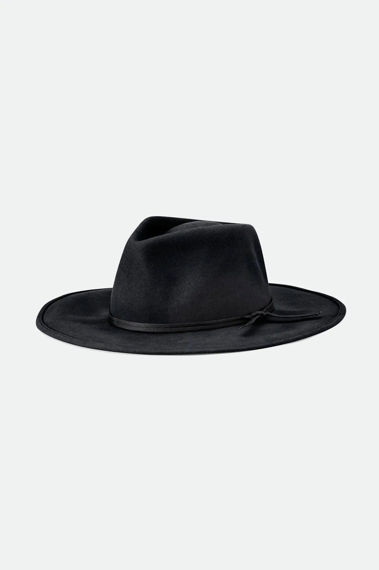 Joanna Felt Packable Hat - Black