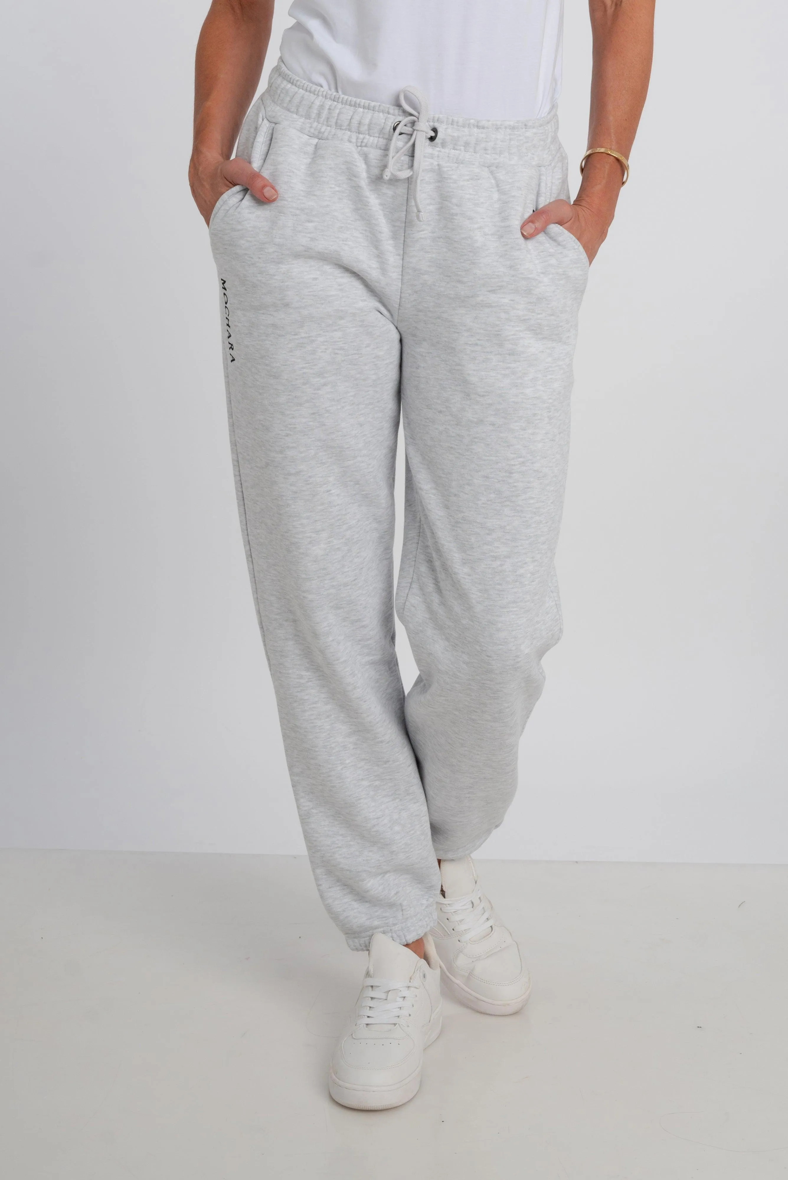 Joggers in Heather Grey Mini